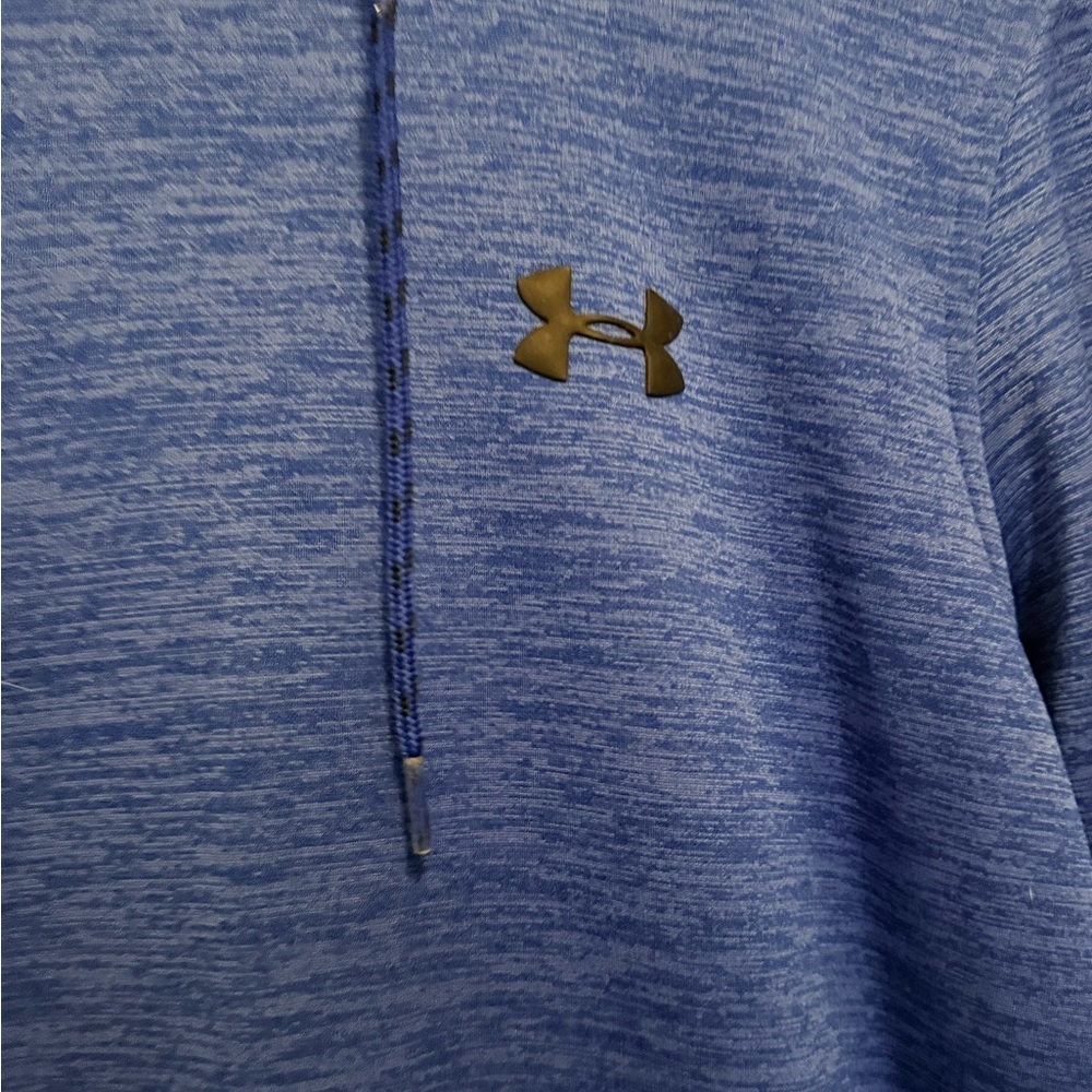 Under Armour Men's Blue Hooded Sweatshirt - Picture 3 of 4